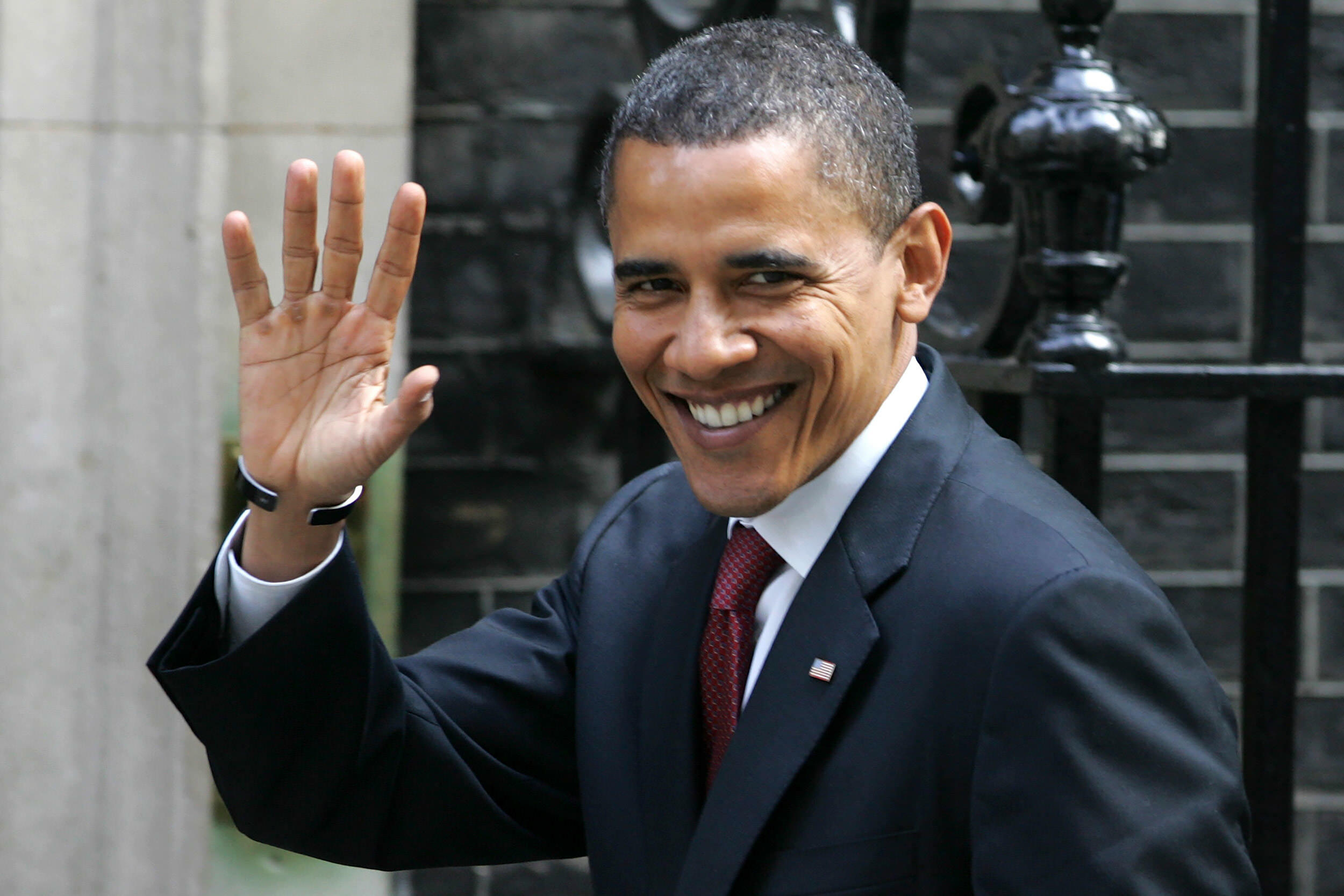 Portrait photography of Barack Obama in London - 10 Downing Street Barack Obama in London Portrait photographer