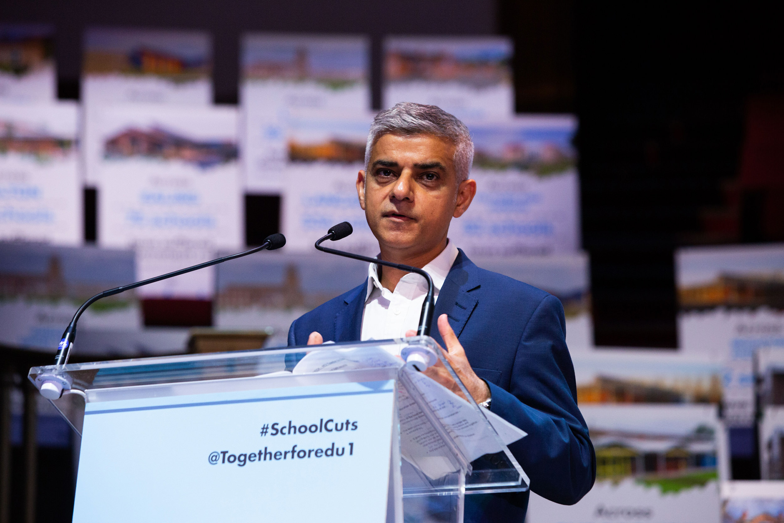 Sadiq Khan London Mayor London event photography Sadiq Khan giving talk London Mayor London event photography
