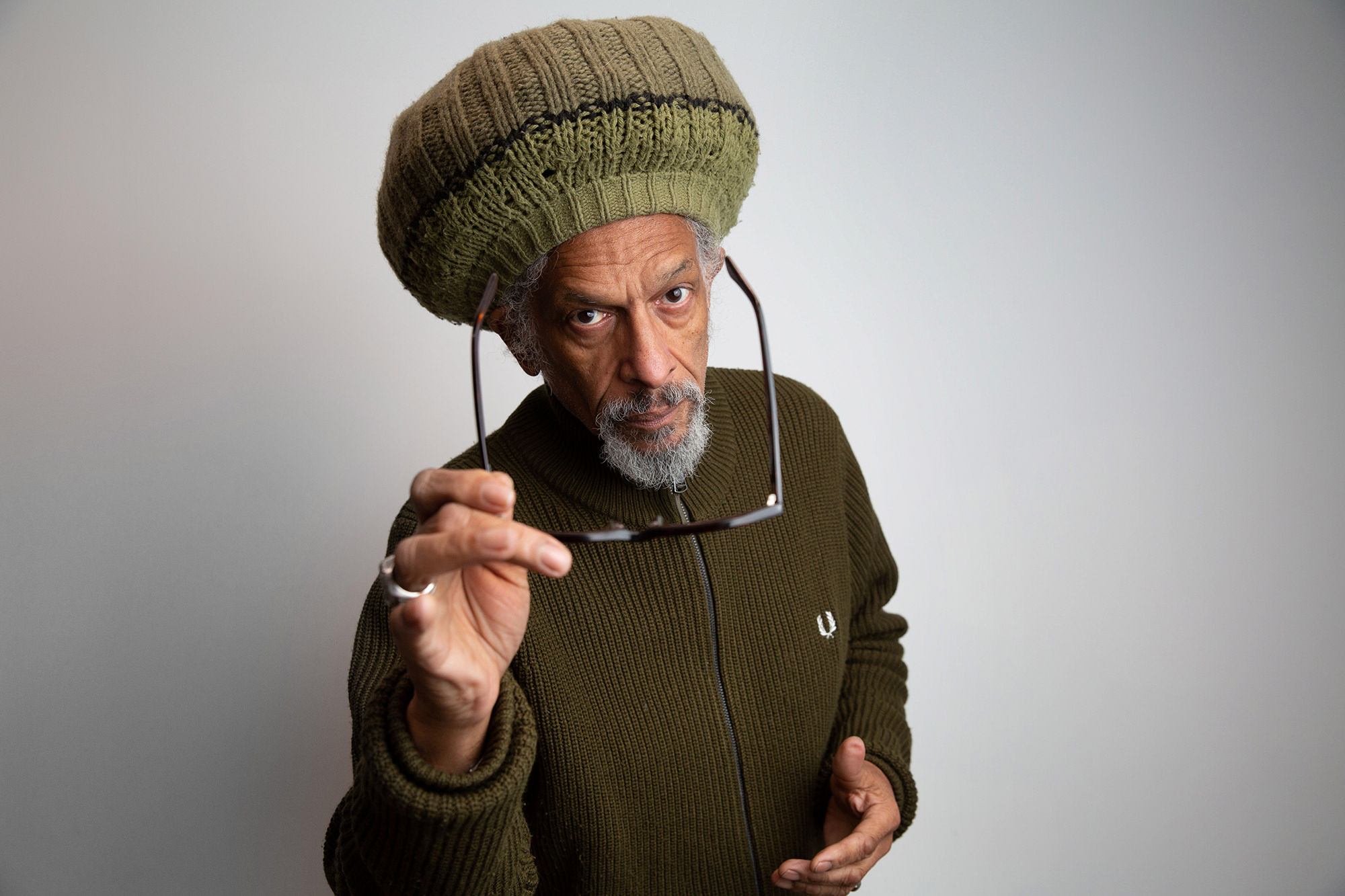 Don Letts portrait by Carmen Valino